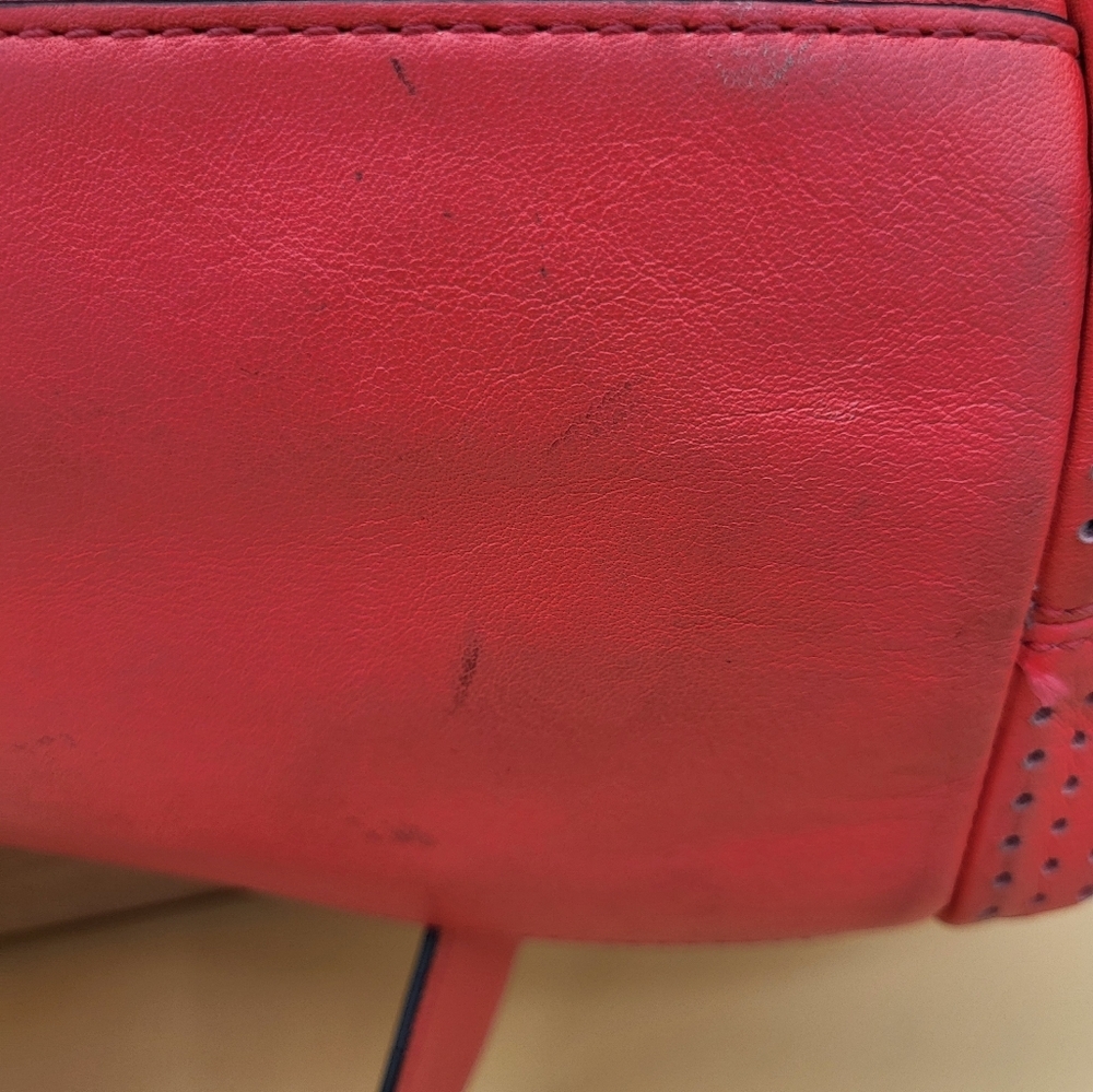 Coach Pink Shoulder Bag With Adjustable Strap - Picture 9 of 16